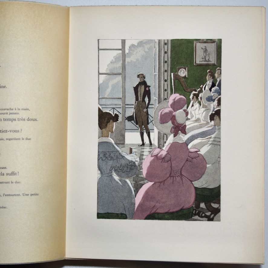 【限定発行 入手困難な1冊 】1939年 マルティ挿絵 「 鷲の子 」限定発行数 2575 冊 ロスタン著 ポショワール15点+スィート15点完本