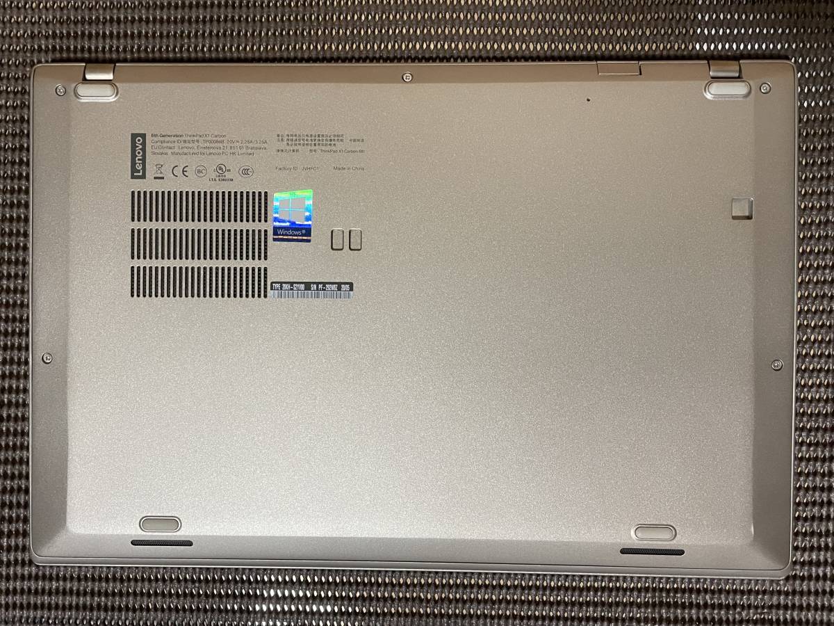 美品・限定色 Thinkpad X1 Carbon 6th Core i5-8350U 8BG/SSD 512GB