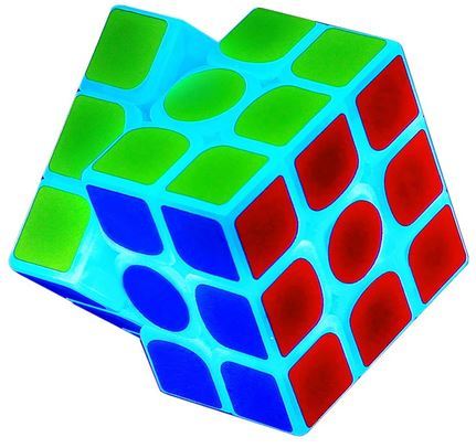 [2x2] fluorescence Magic Cube night light, Speed Cube set z- Cube puzzle Cube luminescence cube toy nighttime 