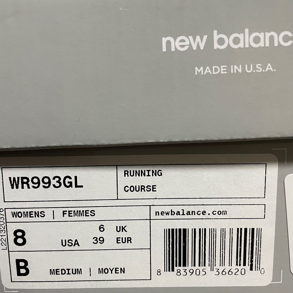 New Balance WR993GL 25 0cm ニューバランス m992gr m993gl m990gy3