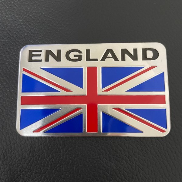 汎用　3D イギリス 国旗 ENGLAND ソフトアルミ製 エンブレム スッディカー_画像1