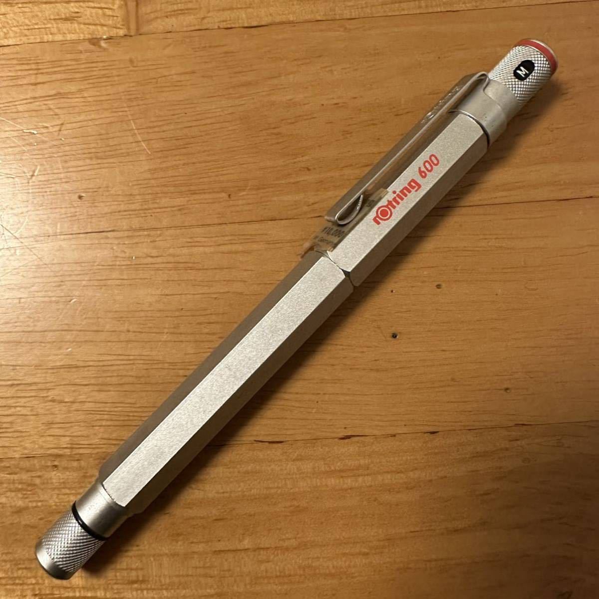 新品 廃盤 rotring ロットリング 600 万年筆 F 14k 西ドイツ製