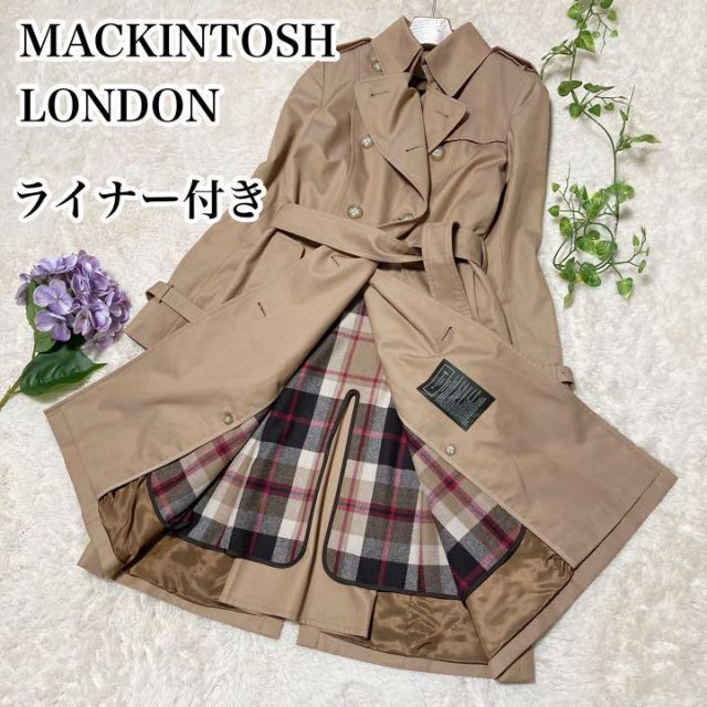 最旬ダウン 美品マッキントッシュロンドン 三陽商会 LONDON MACKINTOSH