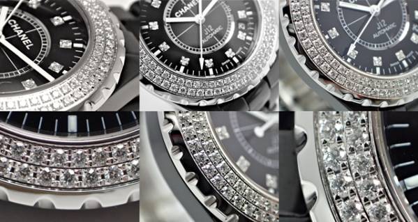  Chanel J12 diamond bezel etc.. diamond processing receive!! after diamond after diamond 