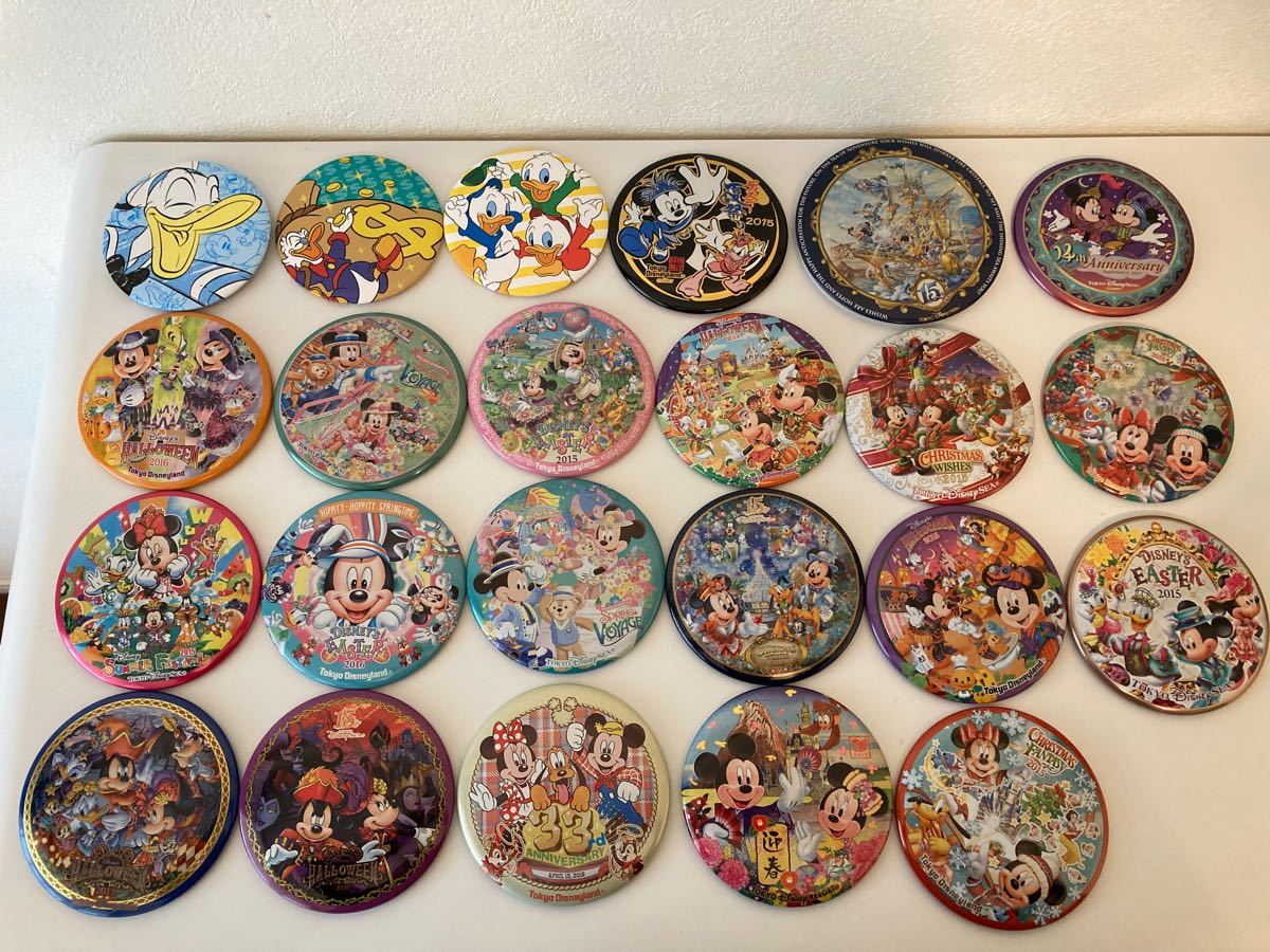 TDR東京ディズニーランド ディズニーシー 缶バッジ23枚|Yahoo TDR東京ディズニーランド ディズニーシー 缶バッジ23枚|Yahoo