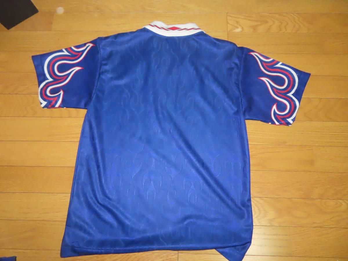 レターパック可 サッカー 96/97年 日本代表 炎 ユニフォーム puma