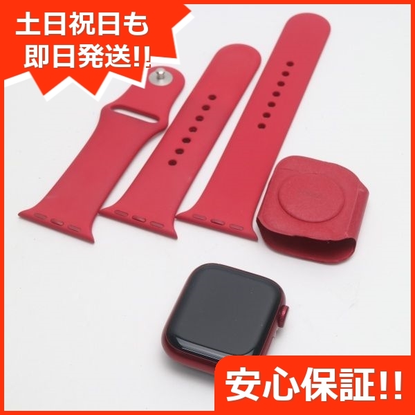 超美品 Apple Watch Series7 41mm GPS レッド 本体 即日発送 土日祝