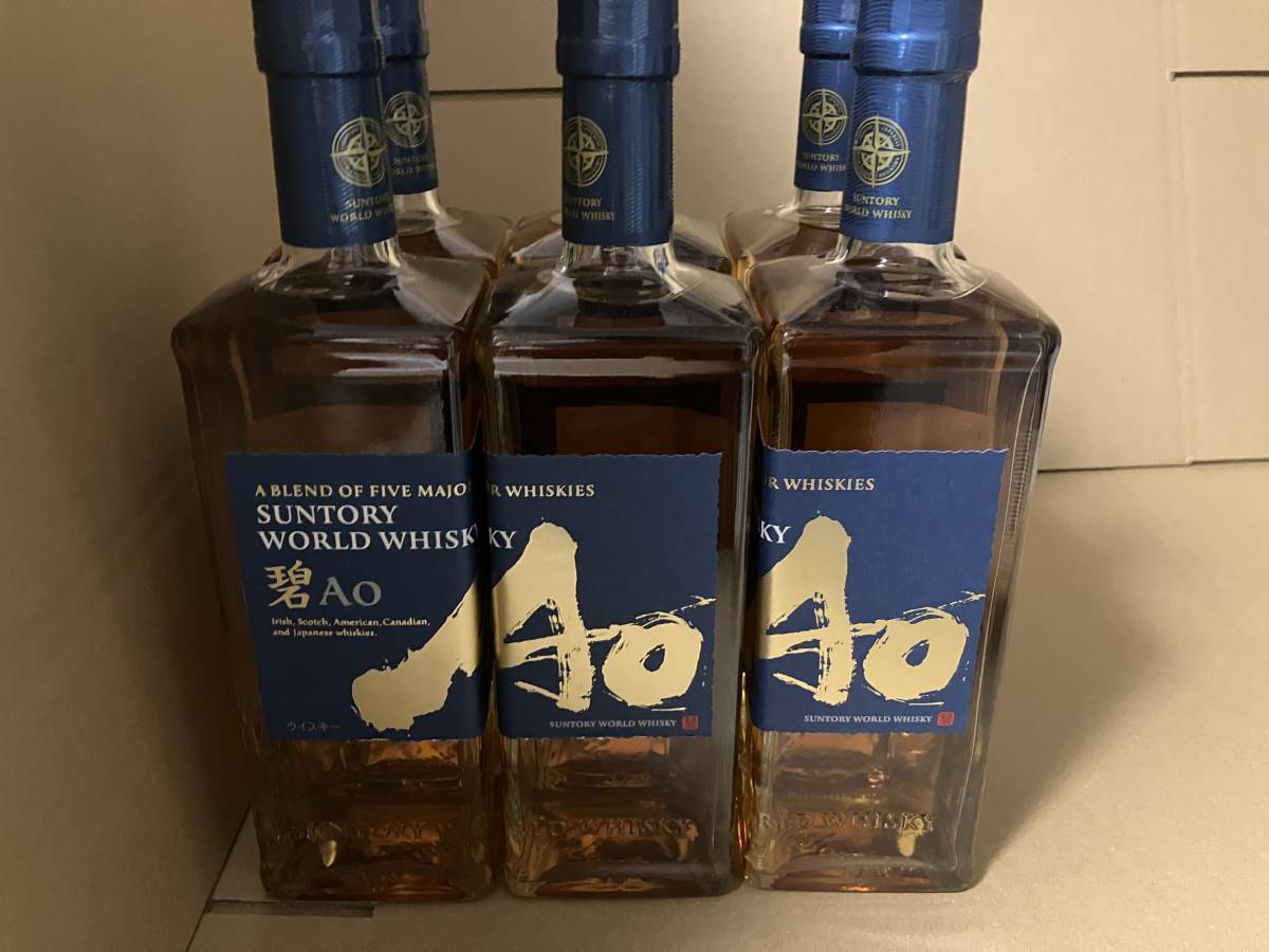 碧 Ao サントリーウイスキー 700ml×6本 escolalf.com.br