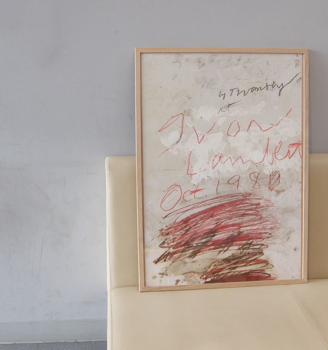 日本未入荷 Cy Twombly Print (1980)人気ポスター