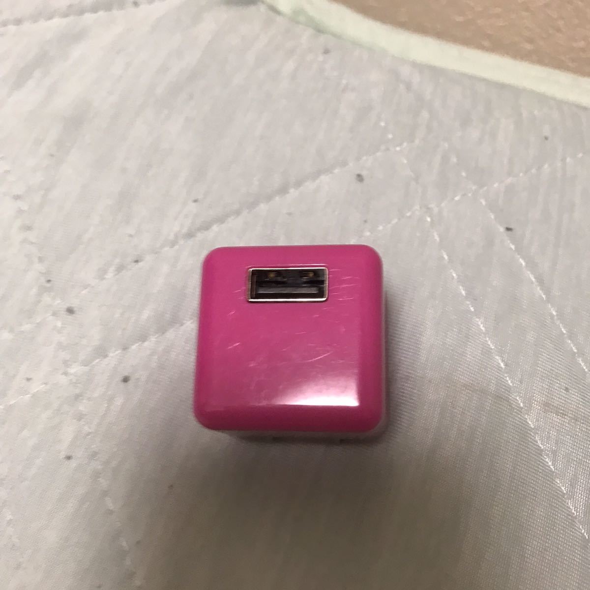 USB адаптер USB зарядка usb кабель iphone android обе стороны соответствует AC адаптер [ адаптер только ][ рабочее состояние подтверждено ] розовый 