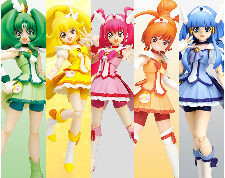 未使用新品】スマイルプリキュア! S.H.フィギュアーツ 5体セット
