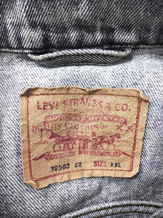 Levis(リーバイス) 70503 ブラックデニム トラッカージャケット 91年製