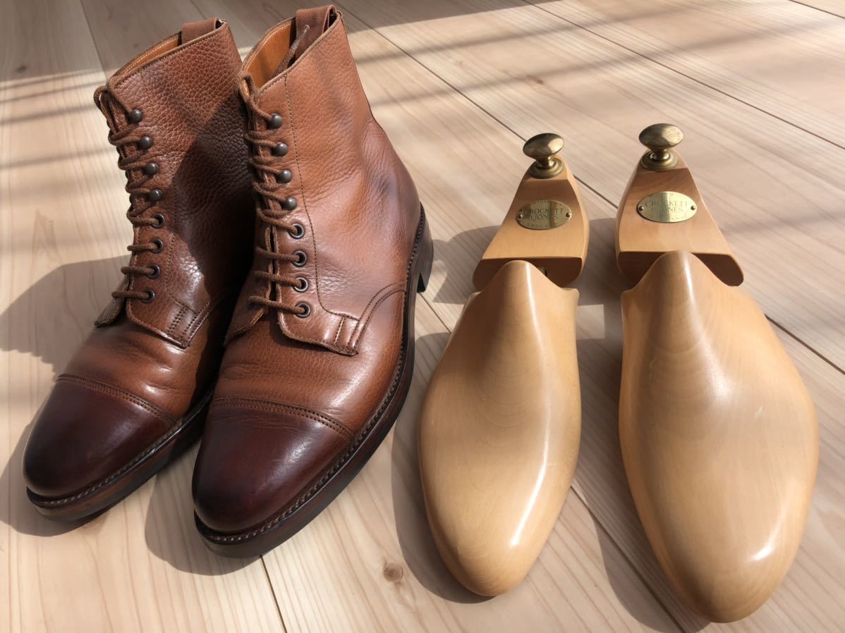 純正シューツリー付き クロケット&ジョーンズ ポールスミス別注 ダービー 6E CROCKETT&JONES PAUL SMITH DERBY