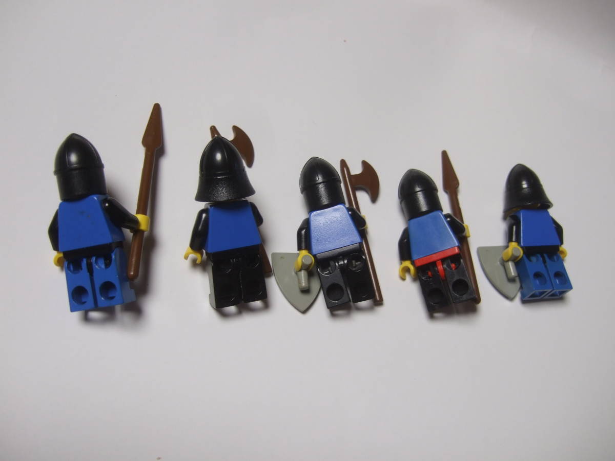 ブラックファルコン レゴ ミニフィグ 5体セット 盾 兵士 騎士 LEGO フィギュア お城シリーズ