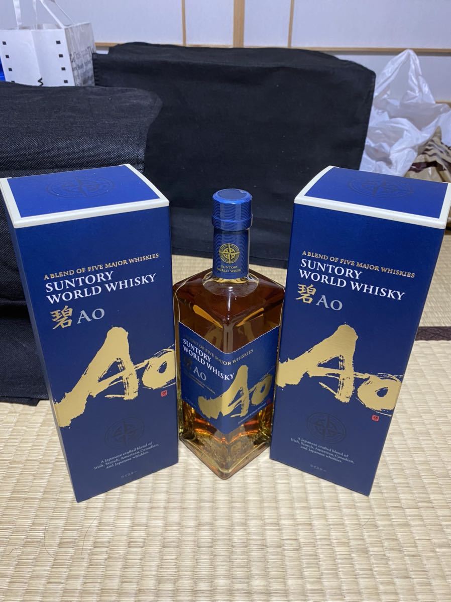 大人気新作 飲料/酒新品・未開栓・送料込】サントリーウイスキー 碧 Ao 700ML 3本セット