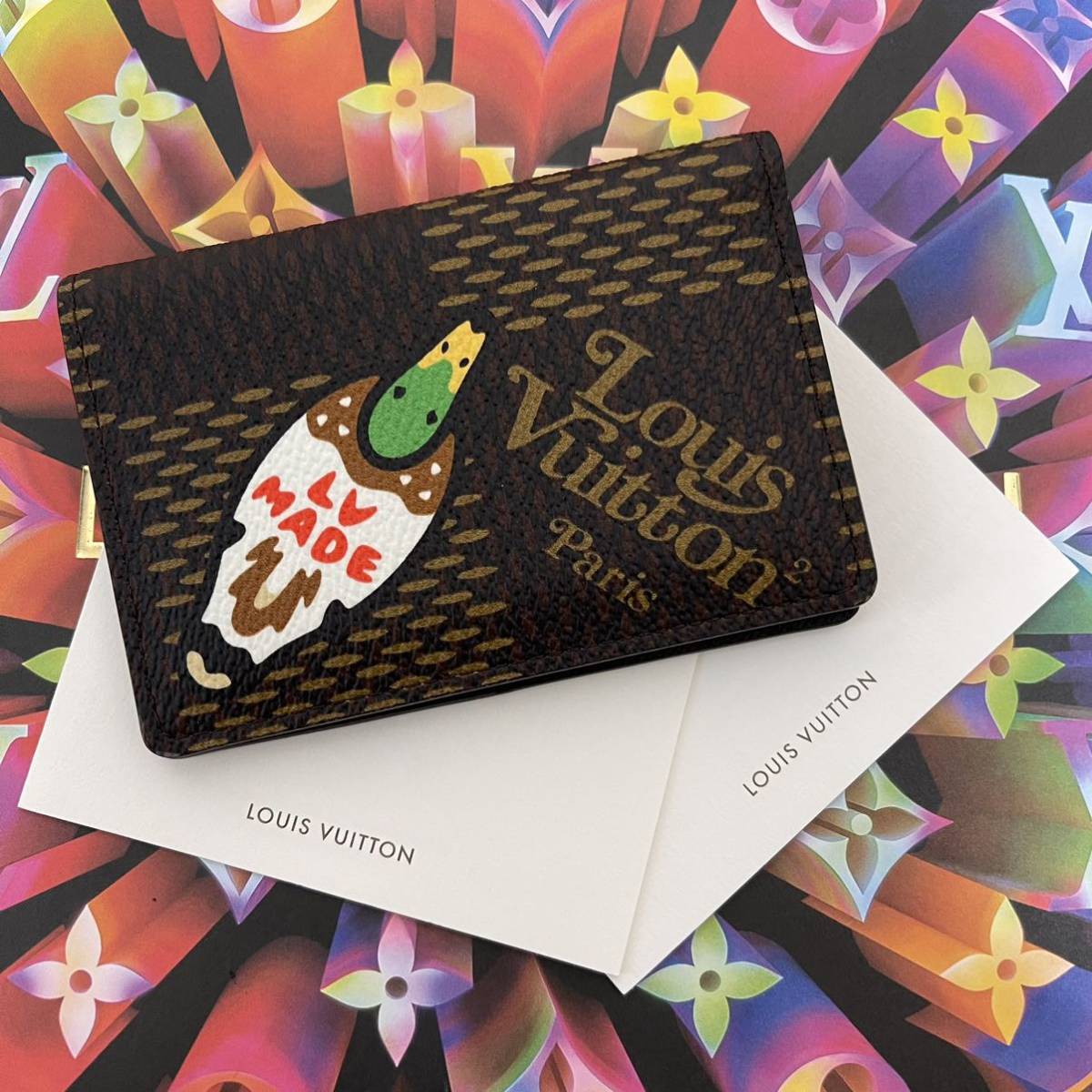 ダークブラウン 茶色 LOUIS VUITTON × NIGO ダミエ ジャイアント