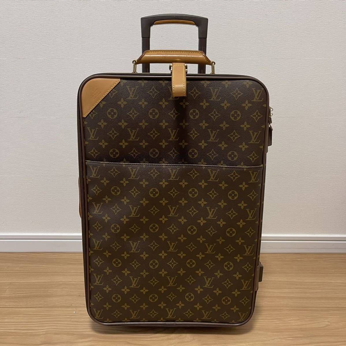 極上美品】LOUIS VUITTON ルイヴィトン モノグラム ペガス55 キャリー