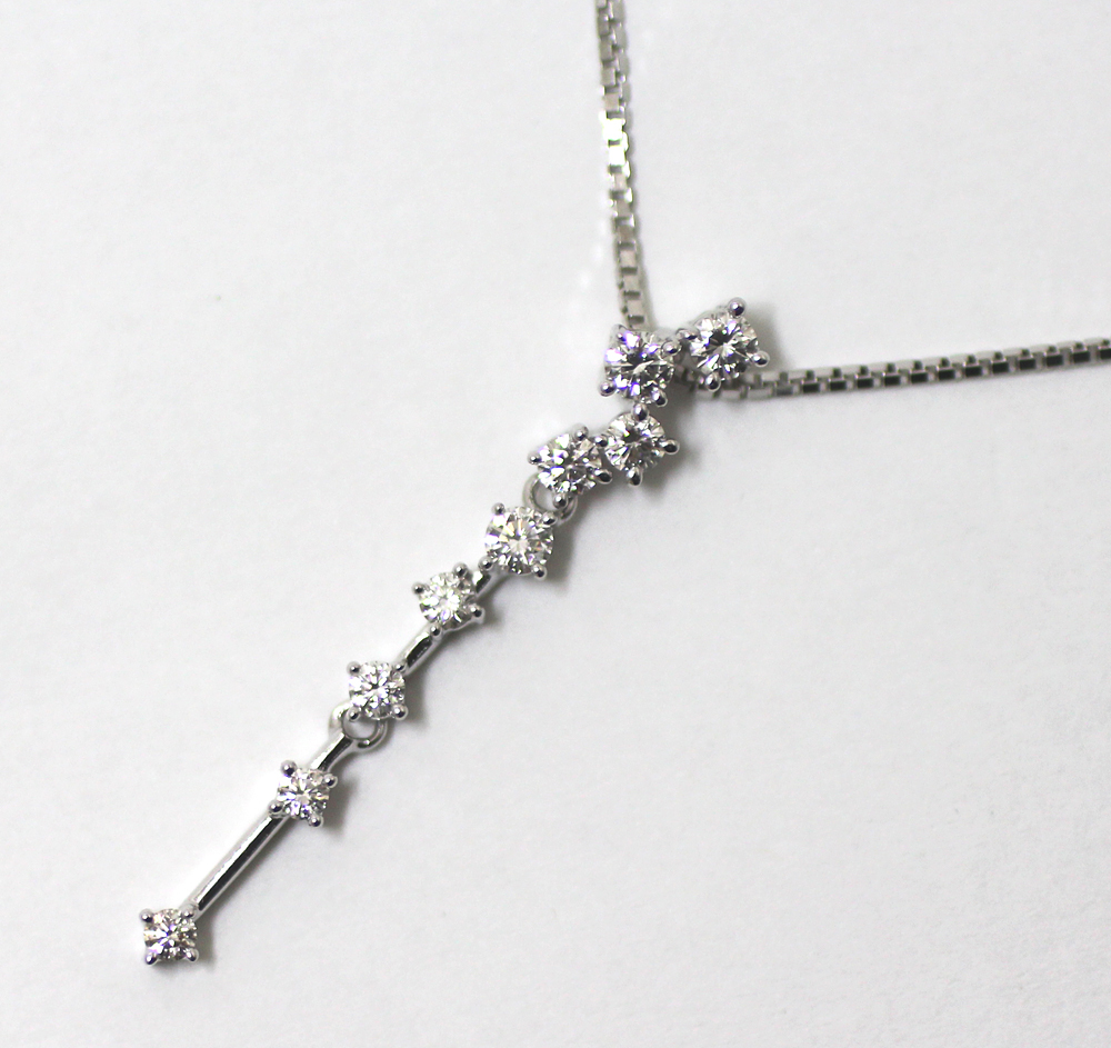 TASAKI】タサキ K18WG ホワイトゴールド ダイヤモンド 合計0.36ct