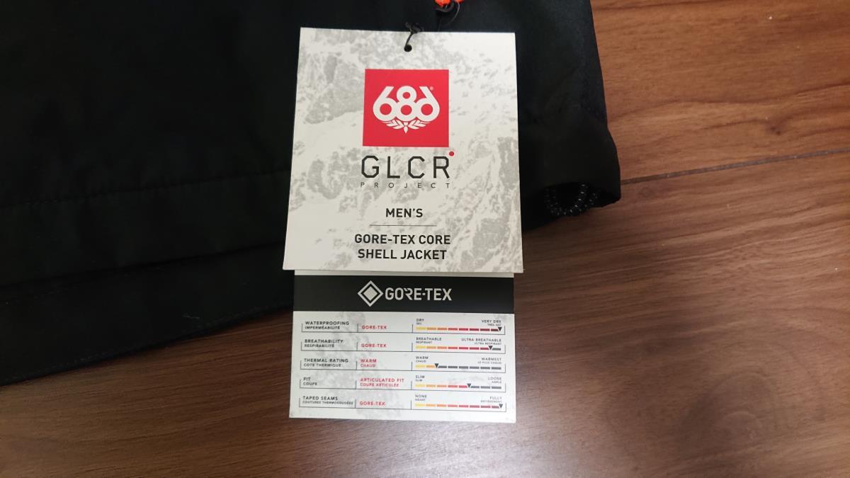 限定特価】 GDBRC Jacket CORE GORE-TEX CLGR 686 Sサイズ新品