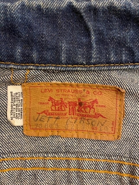 70's LEVI'S/リーバイス 70805 BIG E Vintage Denim Jacket/ヴィンテージ デニムジャケット KIDS/キッズ 子供用 / 1st. 2nd. 3rd. 大戦 XX