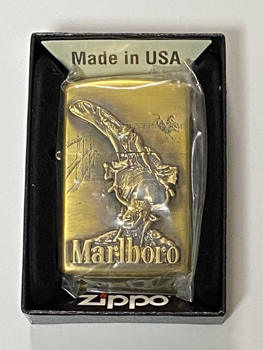 ZIPPO マルボロ 立体メタル Marlboro GOLD 擦れあり - fundacionatenea.org