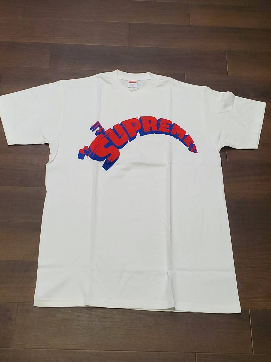 1006-201□新品未使用 supreme it's supreme ロゴtee 白t シュプリーム コレクターズアイテム メンズ Lサイズ  SUPREME 06SS