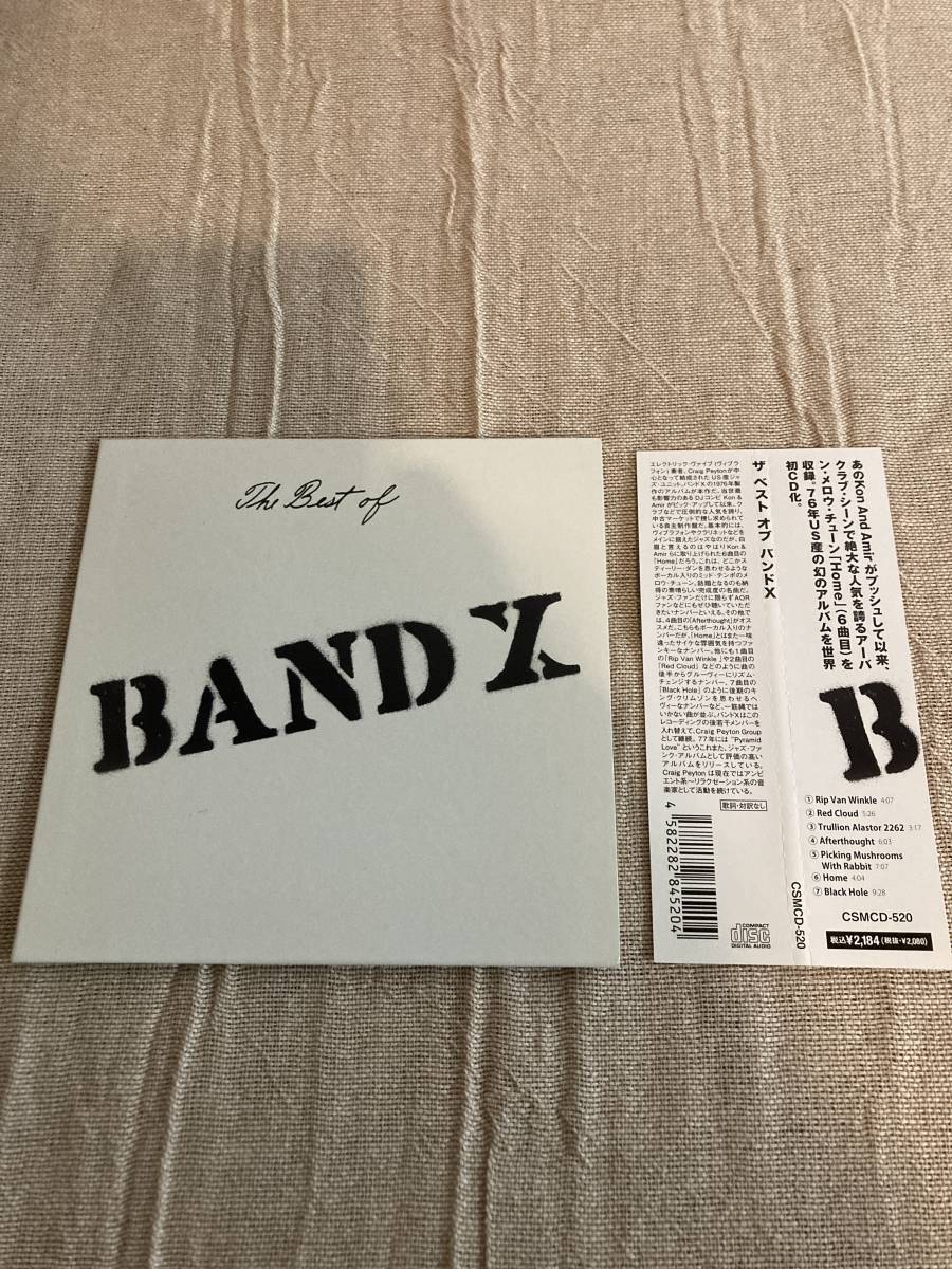ザ　ベスト　オブ　バンドX THE BEST OF BAND X CD_画像1