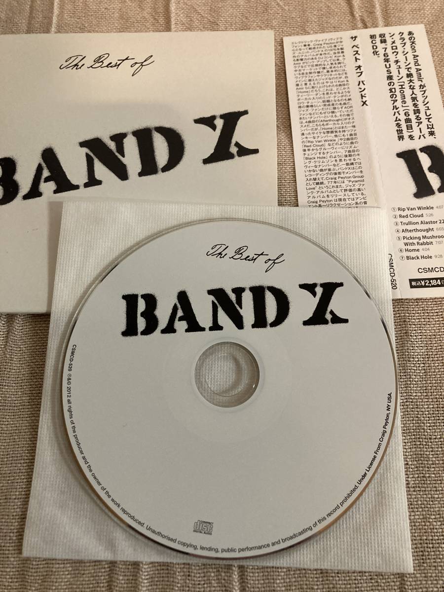 ザ　ベスト　オブ　バンドX THE BEST OF BAND X CD_画像3