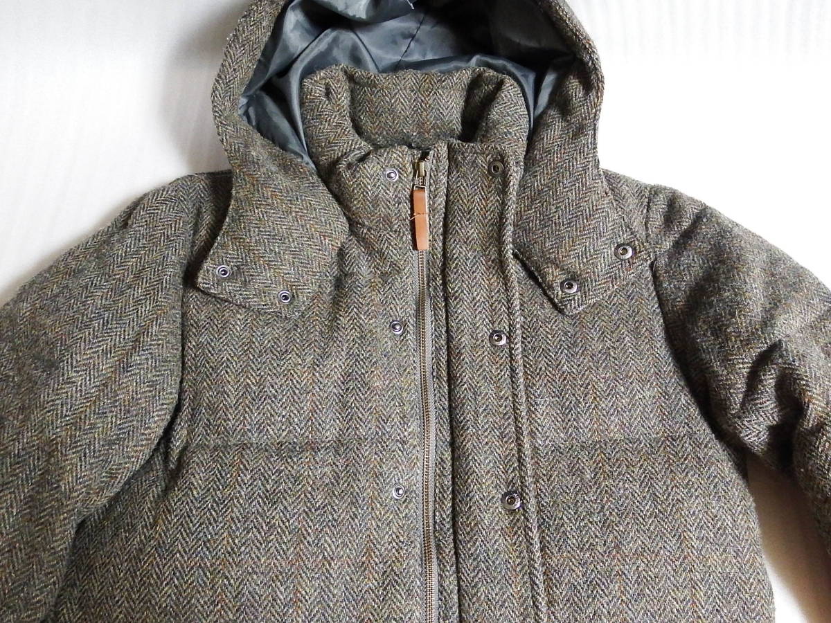 DUFFER × HARRIS TWEED ハリスツイード ダウンジャケット M-