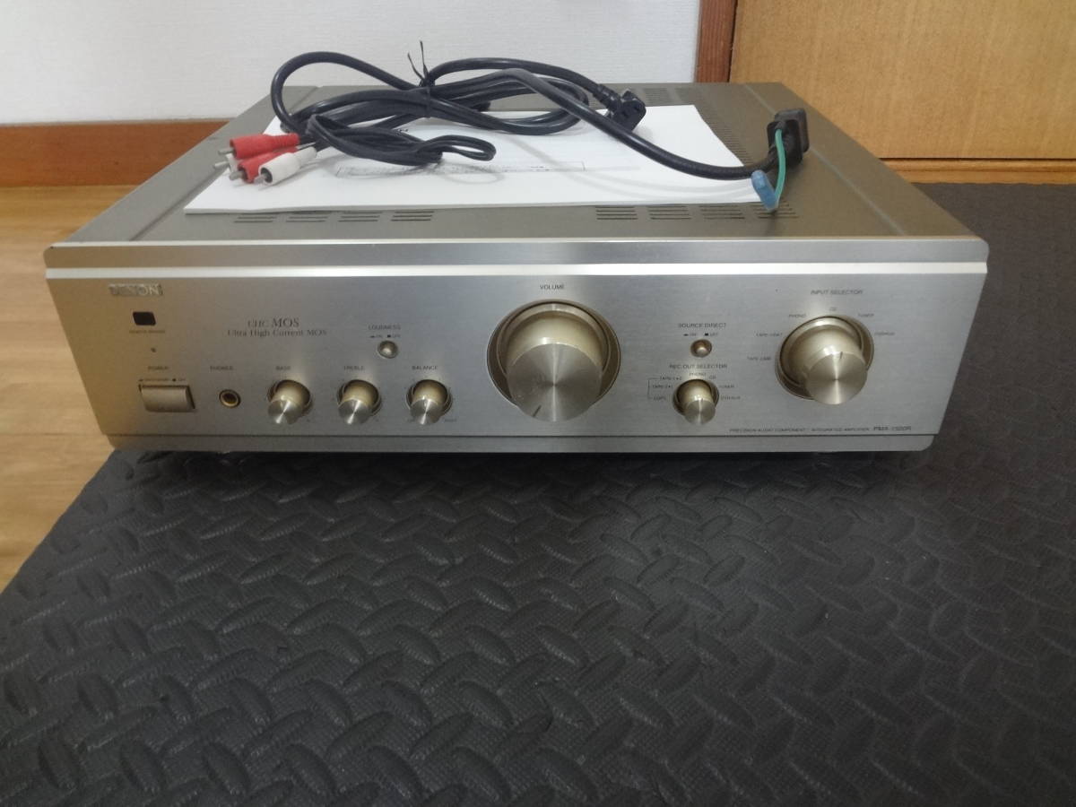 品 DENON プリメインアンプPMAー1500R 音出し確認 ACコード付き取り説