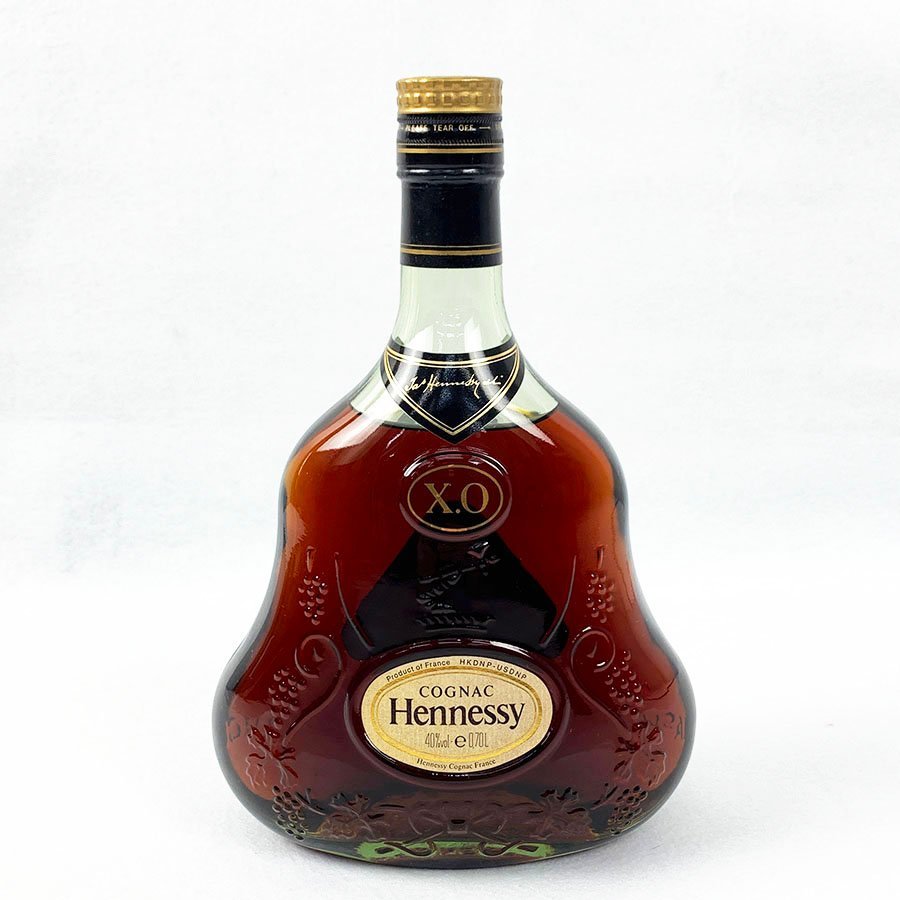 未開栓 古酒 Hennessy X.O ヘネシー XO グリーンボトル 金キャップ