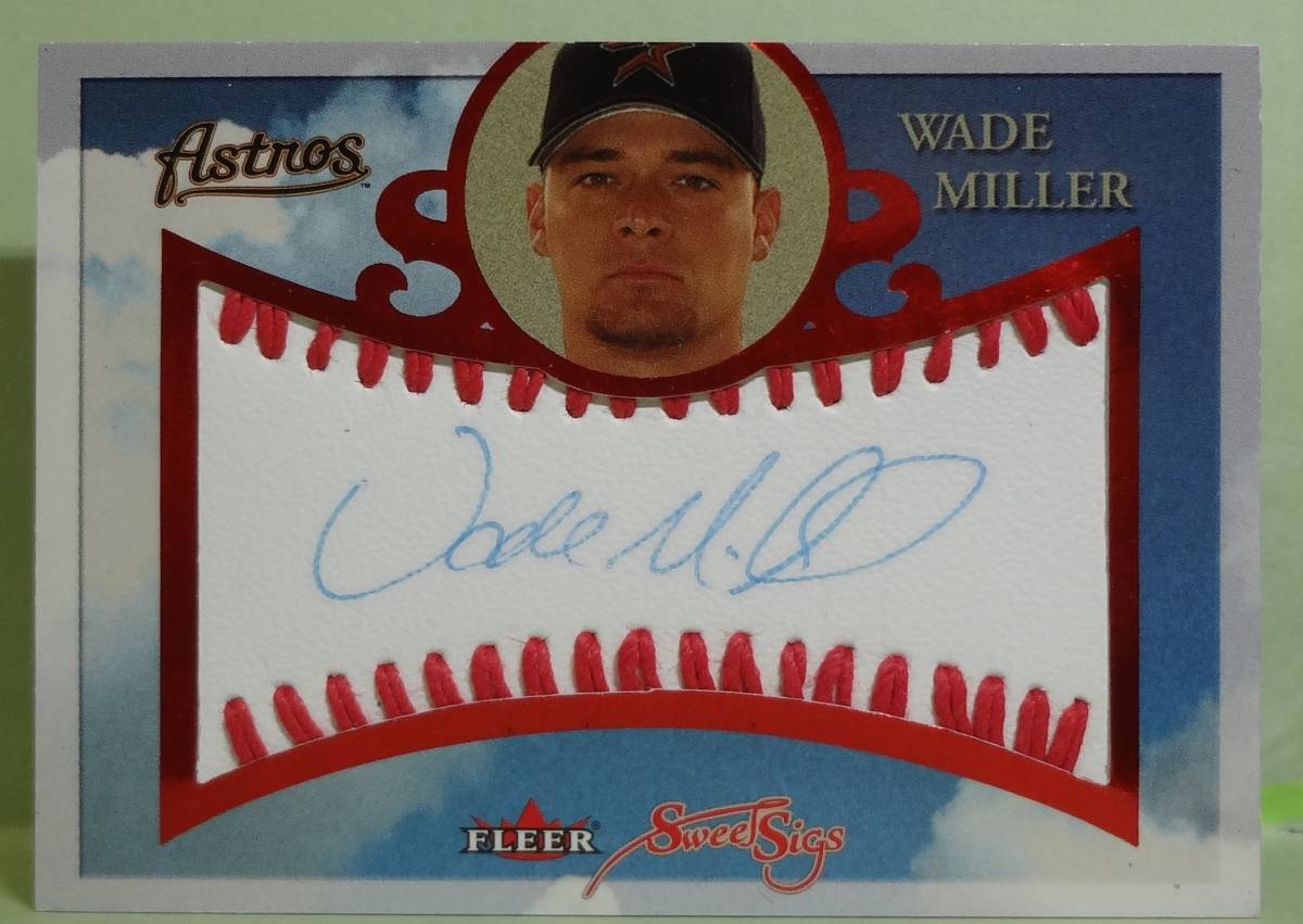 MLB 2004 ウェイド・ミラー　Fleer Sweet Sigs WADE MILLER Autograph 限定１５０枚_画像1