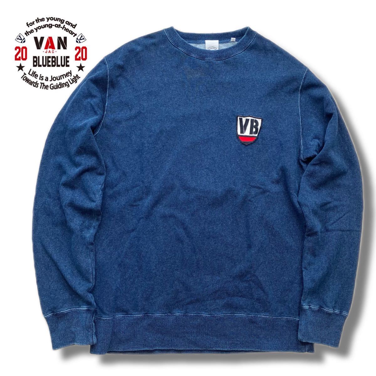 【本物保証】 BLUE BLUE JACKET VAN 美品 送料無料 ヴァン M インディゴ 2020年 スウェットトレーナー コラボ ブルーブルー Mサイズ 【本物保証】 BLUE BLUE JACKET VAN 美品 送料無料 ヴァン M インディゴ 2020年 スウェットトレーナー コラボ ブルーブルー Mサイズ
