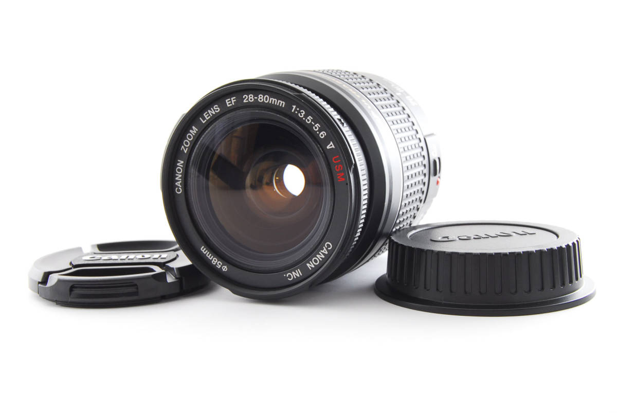 超美品】Canon Zoom EF 28-80mm f3.5-5.6 Ultrasonic AF Lens キヤノン
