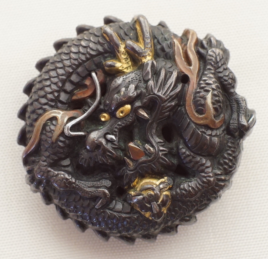 時代物 当時物 金工 帯留 龍 りゅう アンティーク i-img925x895-