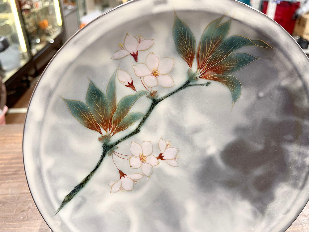 限定品】 ヤフオク! - 京焼・清水焼 長角皿 桜(さくら) 陶あん KTA597