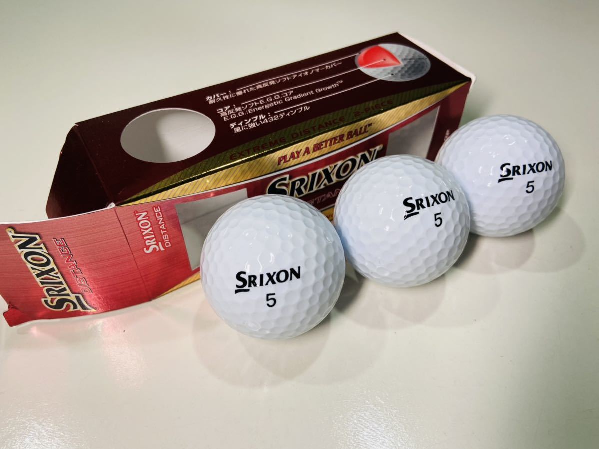 男女兼用 SRIXON distance ゴルフボール 新品未使用 sushitai.com.mx