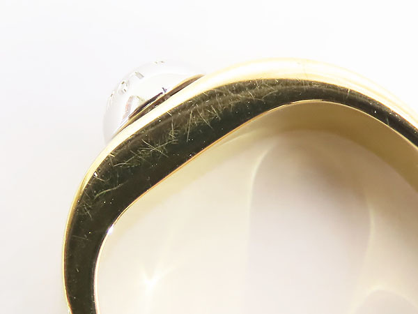 美品 ルイヴィトン バーグ ナノグラム リング 指輪 ゴールド シルバー メタル M00210_画像8