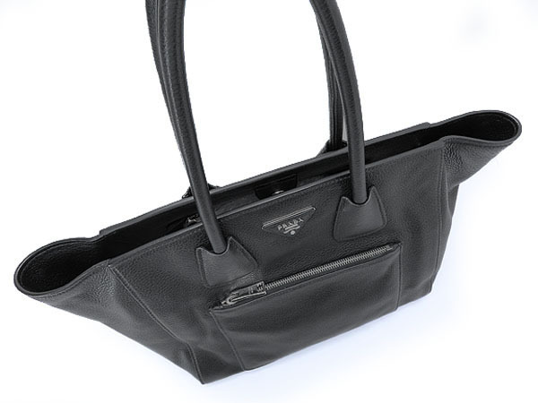 美品 プラダ ヴィッテロ フェニックス VITELLO PHENIX レザー トート