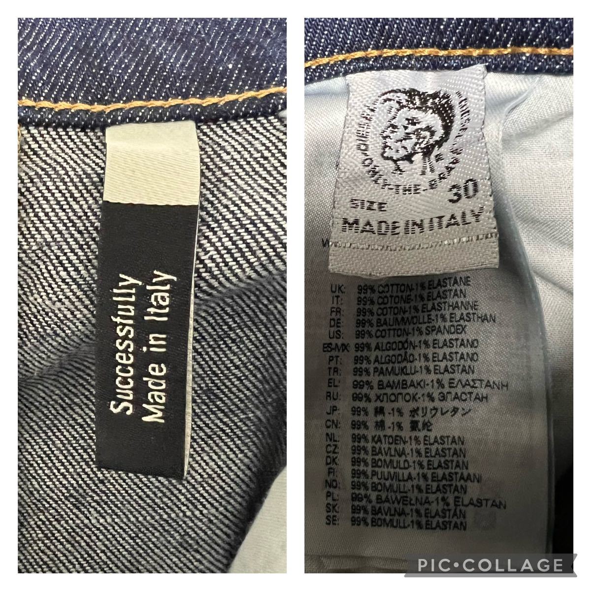 美品!DIESEL D-FINING テーパードストレッチデニム!イタリア製!