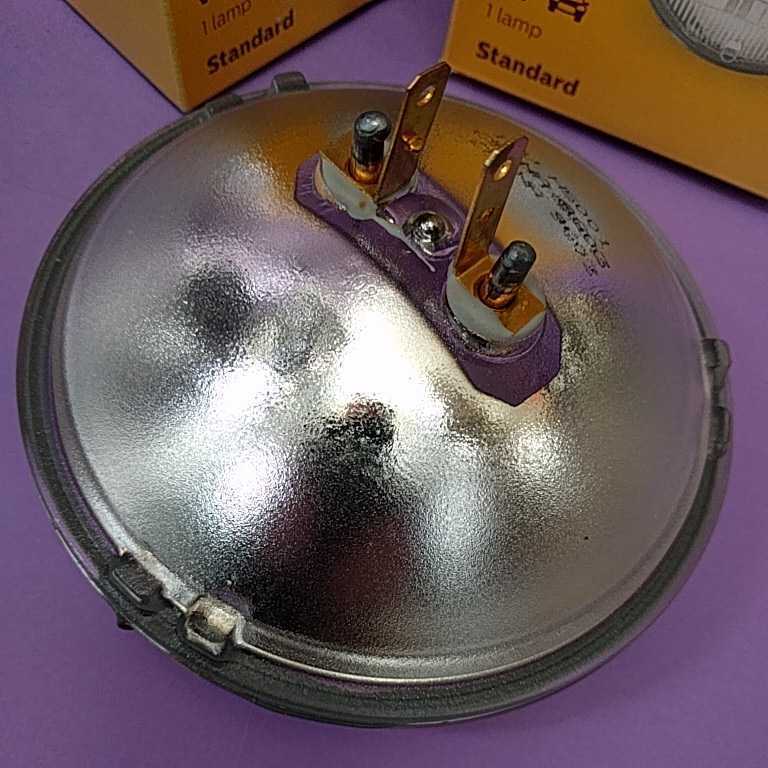 2 шт. комплект PHILIPS Halogen Sealed Beam Headlights галоген лампа-фара передняя фара передняя фара клапан(лампа) круг глаз 4 лампа Hi USA