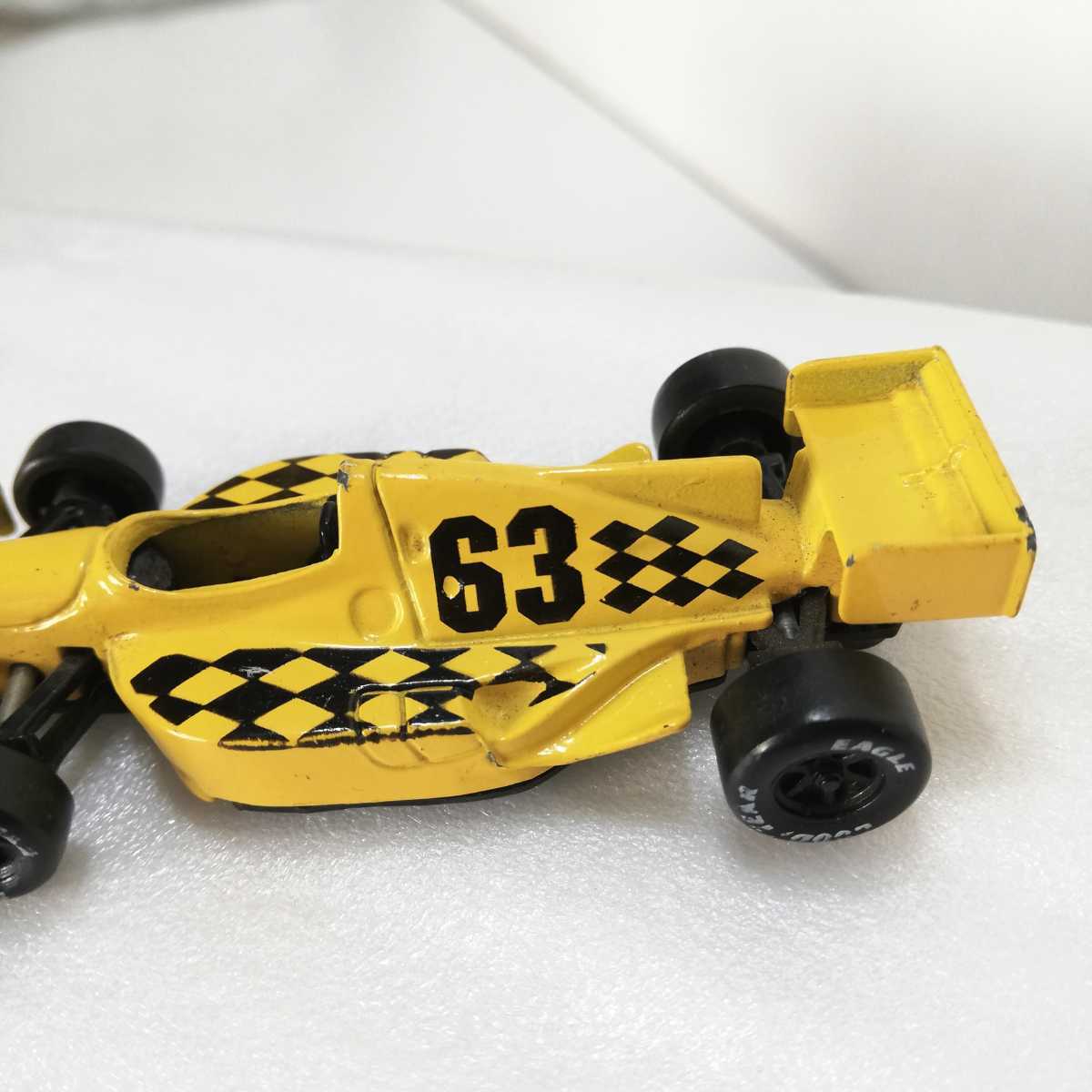 Maisto Formula One Style Race Car Yellow & Black #63 マイスト F1 レースカー イエロー&ブラック ミニカー の画像6