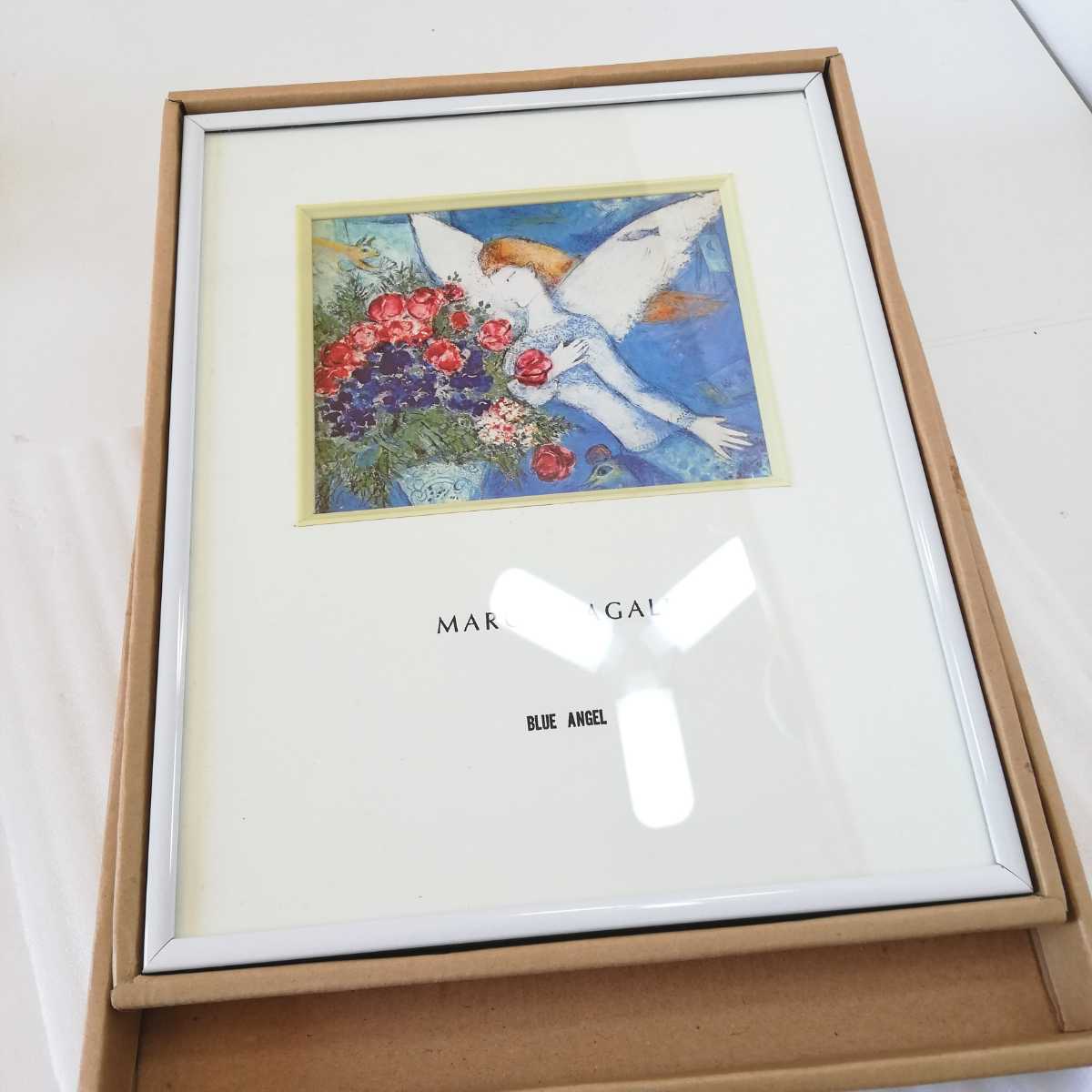 限定セール -SALE シャガール ブルーエンジェル 絵画 額入り 限定セール -SALE シャガール ブルーエンジェル 絵画 額入り