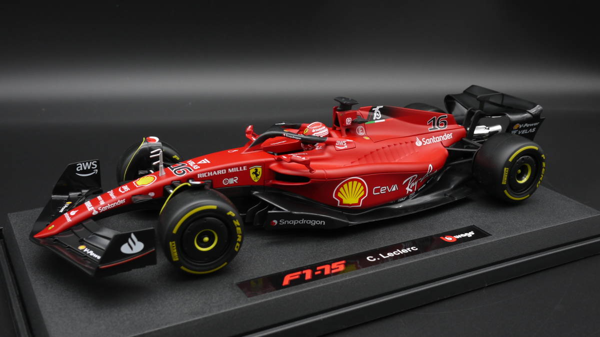1:18 フェラーリ F1-75 C.ルクレール #16 Ferrari 2022