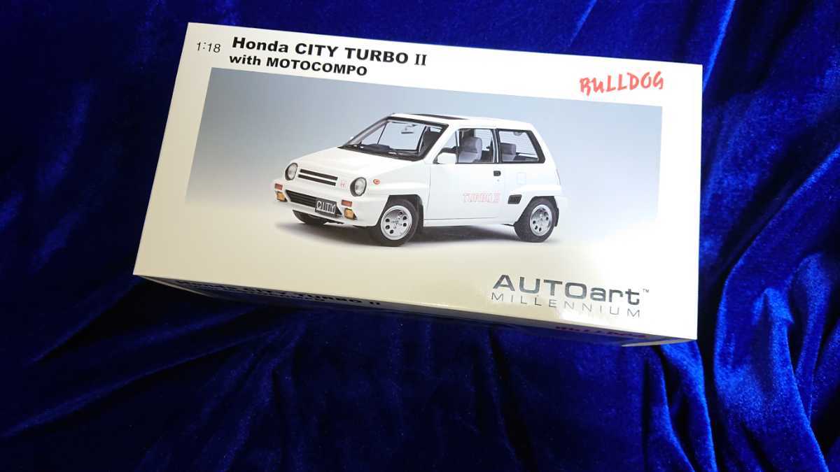 1/18 AUTOART オートアート HONDA CITY Bulldog With Motocompo 1/18 AUTOART オートアート HONDA CITY Bulldog With Motocompo