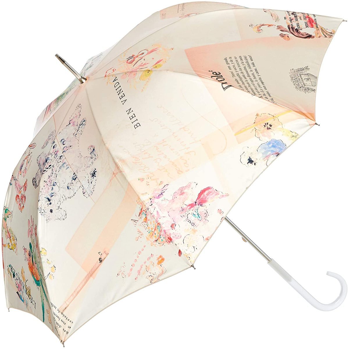 【メーカー直送】 長傘 雨傘 Drole Drole Drole2 オーロラ AURORA DR11003 同梱不可 かわいい おしゃれ 女性 レディース 日本製 クリーム 長傘 【メーカー直送】 長傘 雨傘 Drole Drole Drole2 オーロラ AURORA DR11003 同梱不可 かわいい おしゃれ 女性 レディース 日本製 クリーム 長傘