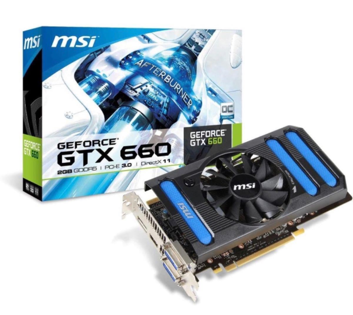 MSI GTX660 2GB GDDR5 グラフィックボート GeForce GTX 660