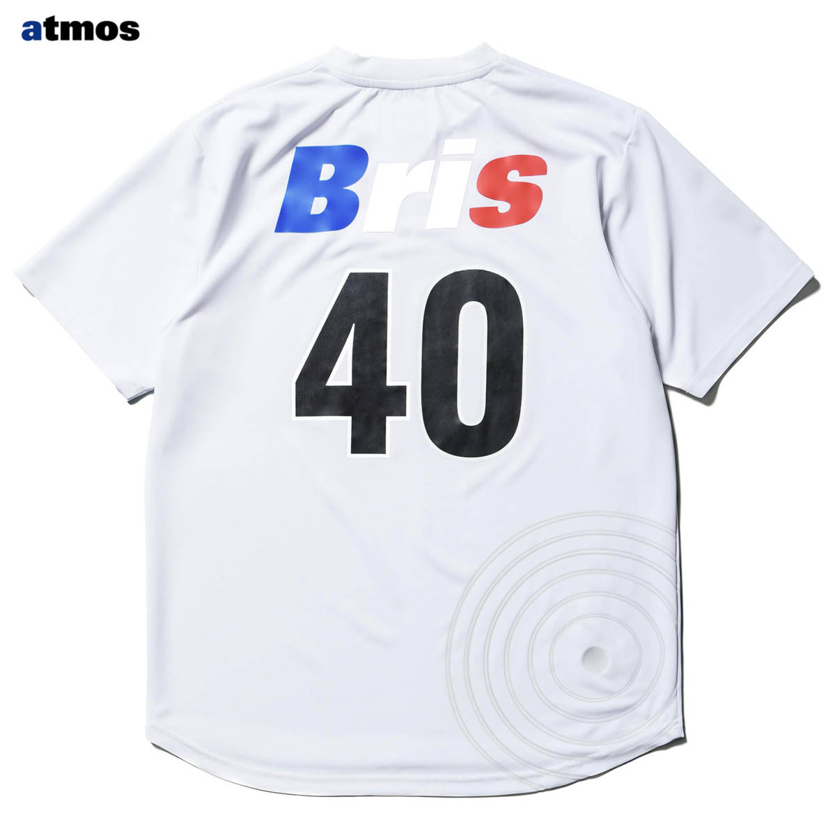 22SS新品XL白F.C.Real BristolアトモスatmosブリストルF.C.R.B.PRE MATCH TOPゲームシャツNIKEエアフォース1AF1FCRB40周年24AW Air Force1_画像3