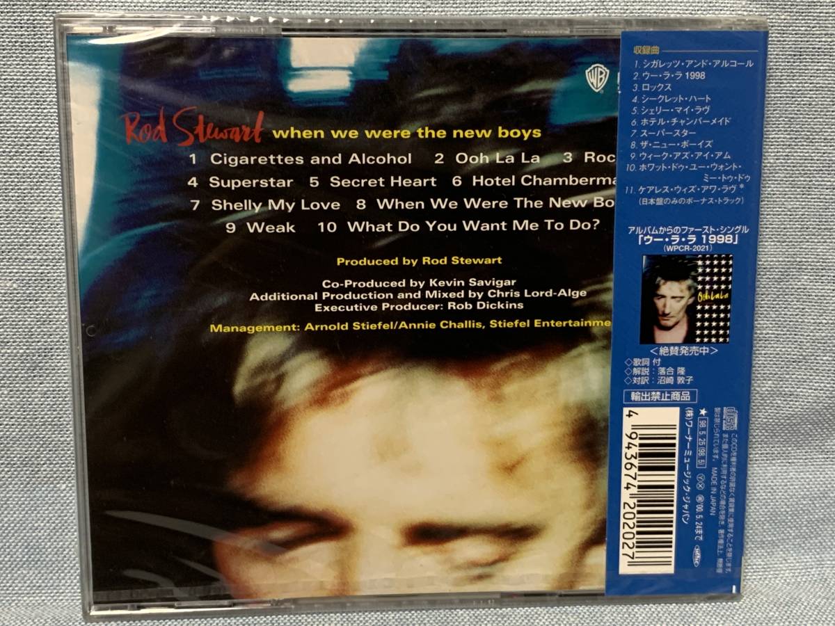 CD　ロッド・スチュワート / ザ・ニュー・ボーイズ～ウー・ラ・ラ 1998 ★新品未開封★デッドストック品