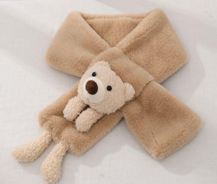 6068K bear muffler child soft bear warm Kids muffler 